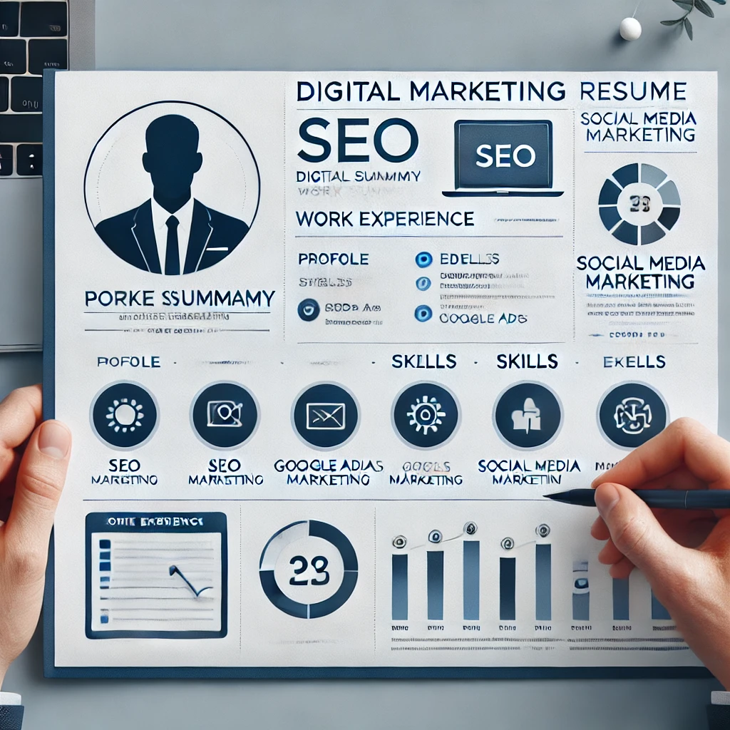 Digital marketing resume