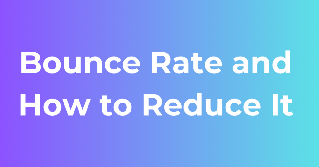 Bounce Rate