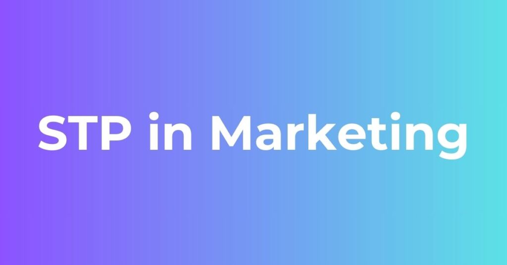 STP in Marketing